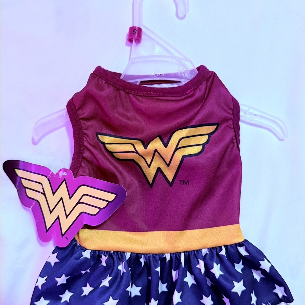 Superhero Costume Red and Blue with Starry Skirt